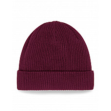 Burgundy Organic Cotton Beanie