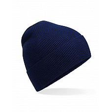 Oxford Navy Organic Cotton Fine Knit Beanie