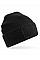 Black Removable Patch Thinsuate™ Beanie