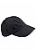 Black Low Profile Heavy Brushed Cotton Cap