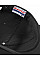 Black Low Profile Heavy Brushed Cotton Cap