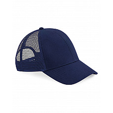 Oxford Navy Organic Cotton Trucker