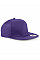 Purple 5 panel Snapback Rapper Cap