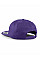 Purple 5 panel Snapback Rapper Cap