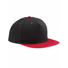 Black/Classic Red 5 Panel Contrast Snapback