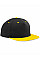 Black/Yellow 5 Panel Contrast Snapback