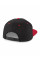 Black/Classic Red 5 Panel Contrast Snapback