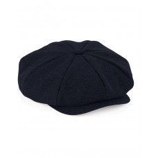 Navy Herringbone Heritage Baker Boy Cap