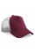 Burgundy/Light Grey Snapback Trucker