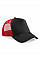 Black/Classic Red Snapback Trucker