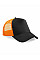 Black/Orange Snapback Trucker