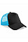 Black/ Surf Blue Snapback Trucker