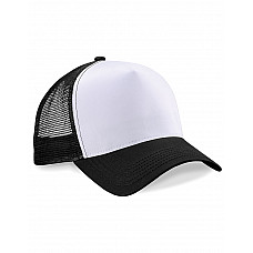 Black/White Snapback Trucker