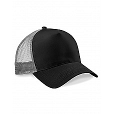 Black/Light Grey Snapback Trucker