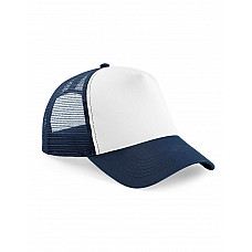 French Navy/White Junior Snapback Trucker