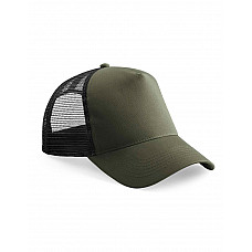 Olive/Black Junior Snapback Trucker