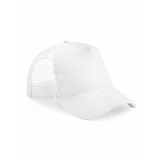 White/White Junior Snapback Trucker