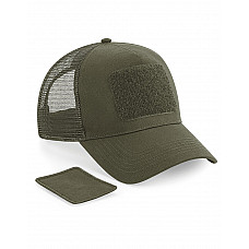 Military Green Patch Snapback Trucker