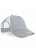 Light Grey Microknit Snapback Trucker