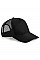 Black Suede Snapback Trucker