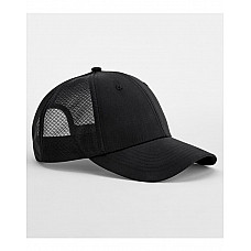 Black/Black Technical Mesh Trucker