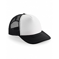 Black/White Vintage Snapback Trucker