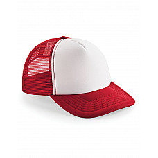 Classic Red/White Vintage Snapback Trucker