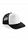 Black/White Junior Vintage Snapback Trucker