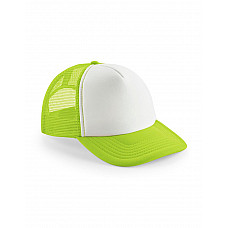 Lime/White Junior Vintage Snapback Trucker