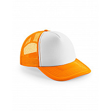 Orange/White Junior Vintage Snapback Trucker