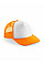 Orange/White Junior Vintage Snapback Trucker