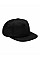 Black Organic Cotton Unstructured 5 Panel Cap