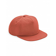 Terracotta Organic Cotton Unstructured 5 Panel Cap