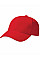 Classic Red Pro-Style Heavy Brushed Cotton Cap