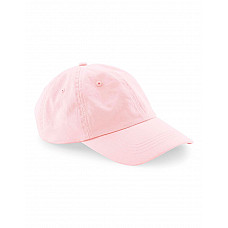 Powder Pink Organic Cotton 6 Panel Dad Cap