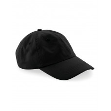 Black Low Profile 6 Panel Dad Cap