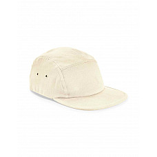 Natural Canvas 5 Panel Camper Cap