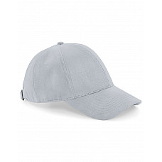 Light Grey Faux Suede 6 Panel Cap