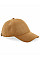 Caramel Faux Suede 6 Panel Cap