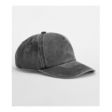 Vintage Black Relaxed 5 Panel Vintage Cap