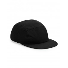 Black Outdoor 5 Panel Camper Cap