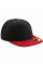 Black/Classic Red Original Flat Peak Snapback