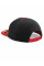 Black/Classic Red Original Flat Peak Snapback