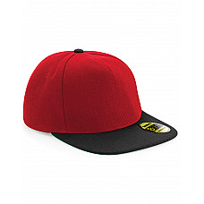 Classic Red/Black Original Flat Peak Snapback