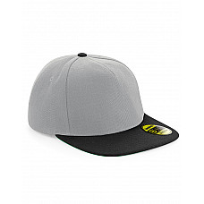 Grey/Black Original Flat Peak Snapback