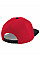 Classic Red/Black Original Flat Peak 6 Panel Snapback