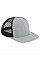 Graphite Grey/Black Original Flat Peak 6 Panel Trucker