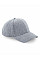 Heather Grey Jersey Athleisure Baseball Cap