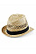 Natural Straw Summer Trilby