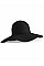 Black Marbella Wide-Brimmed Sun Hat